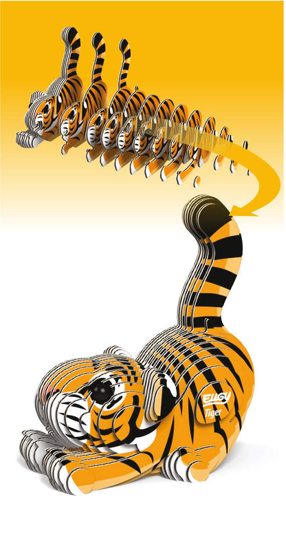 EUGY 3D Model Tiger Craft Kit