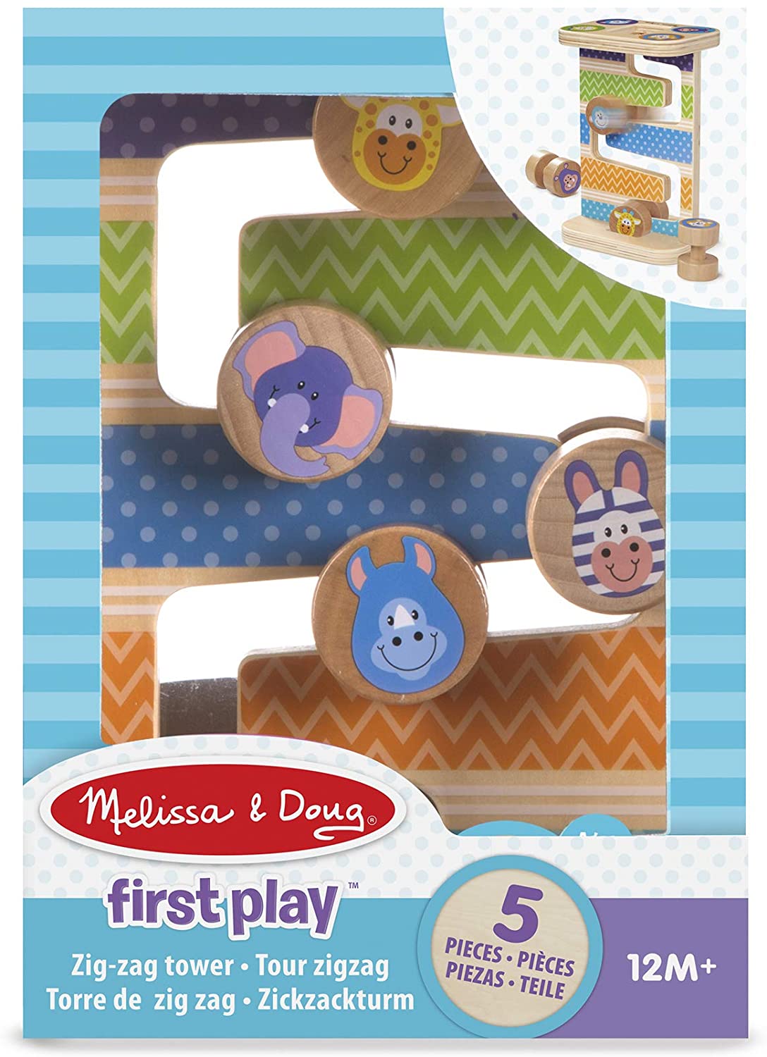 MELISSA & DOUG SAFARI ZIG  ZAG TOWER