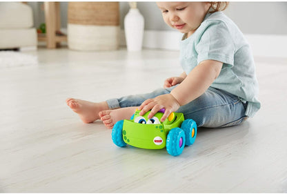 FISHER PRICE PRESS N GO MONSTER VEHICLE GREEN