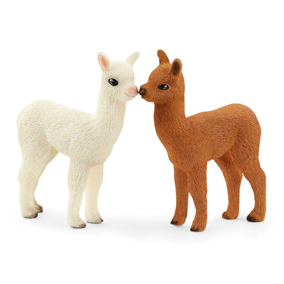 SCHLEICH WILD LIFE ALPACA SET