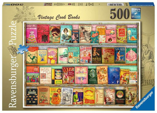 Ravensburger Vintage Cooking Books 500 Piece Jigsaw Puzzle