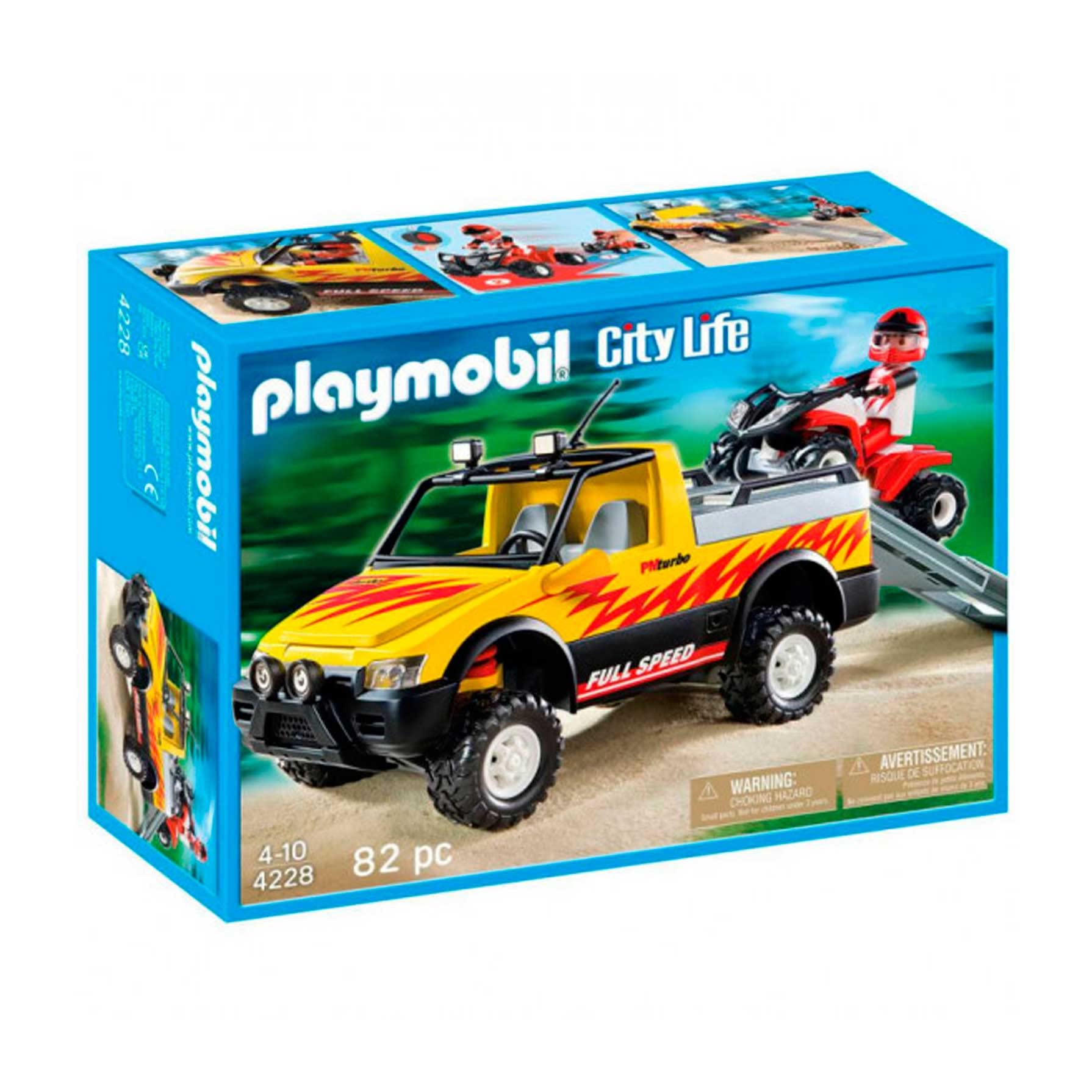 Playmobil 4228 Pick Up Truck & Quad