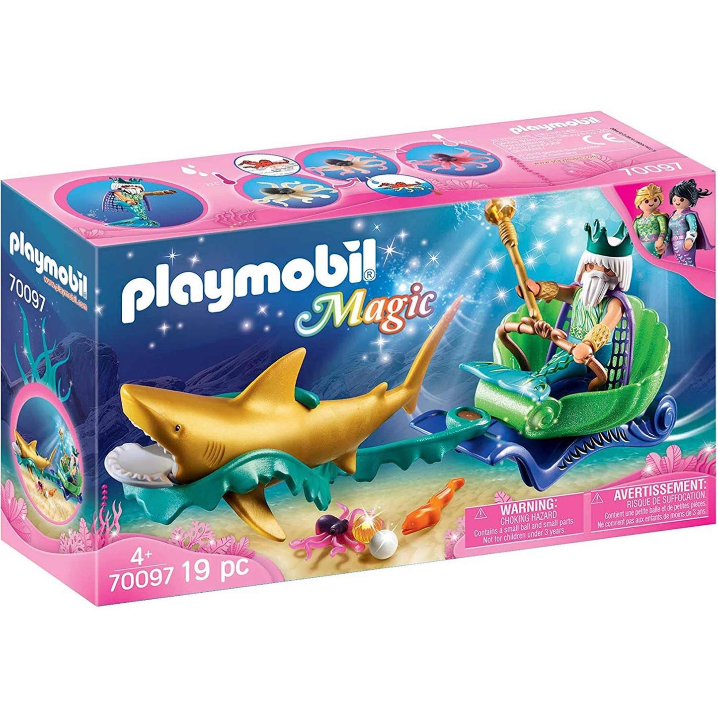 Plamobil Magic King of the Sea & Shark Carriage