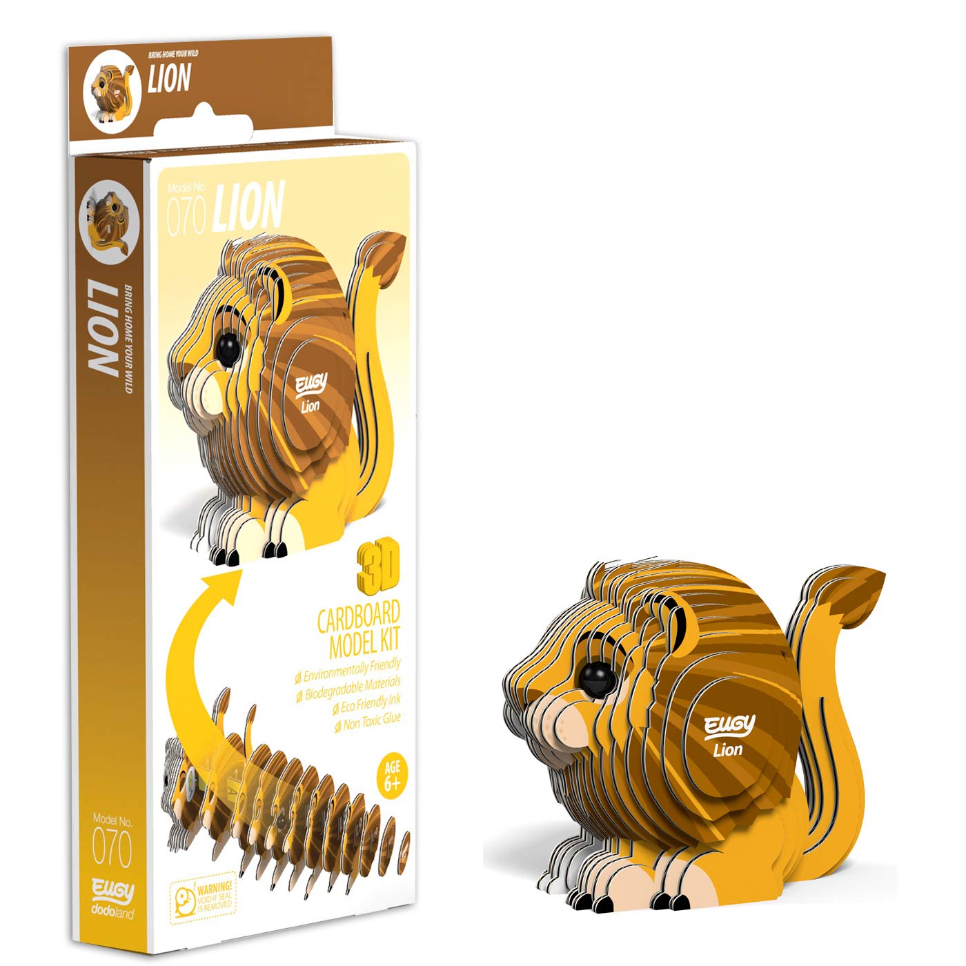 EUGY 3D Model Lion Craft Set