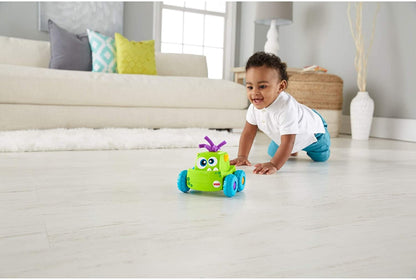 FISHER PRICE PRESS N GO MONSTER VEHICLE GREEN