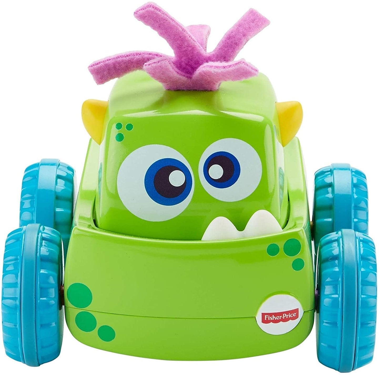 FISHER PRICE PRESS N GO MONSTER VEHICLE GREEN