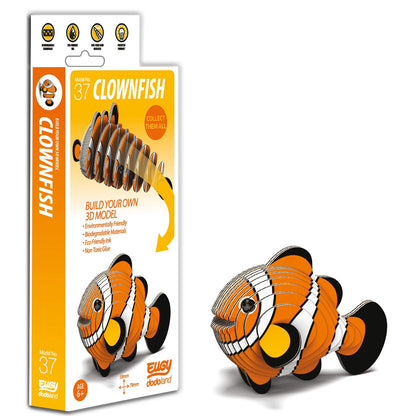 EUGY 3D Model Clownfish Craft Kit