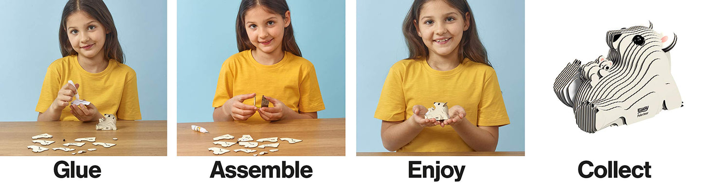 EUGY 3D Model Polar Bear Craft Kit