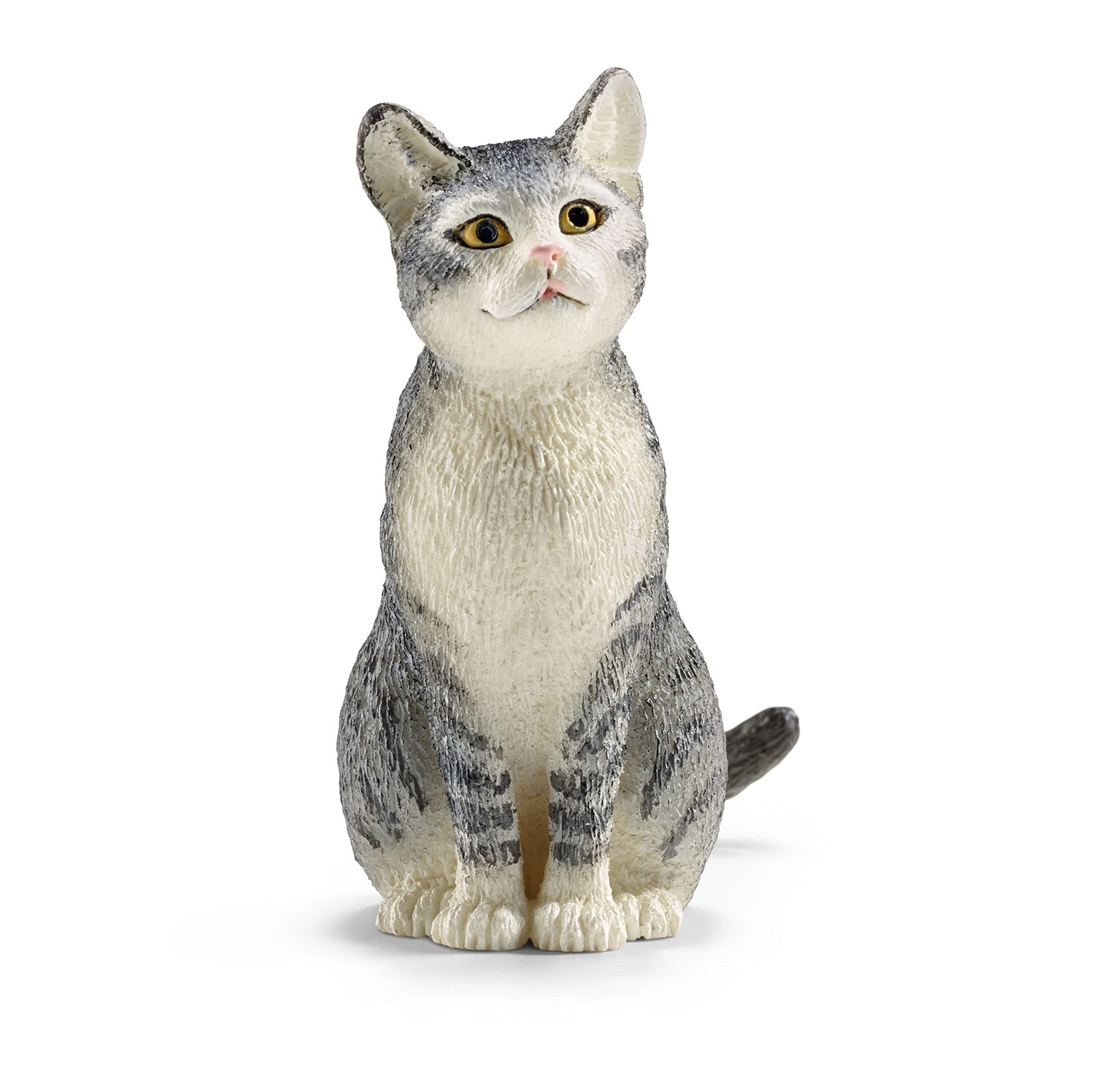 SCHLEICH CAT - SITTING (GREY)