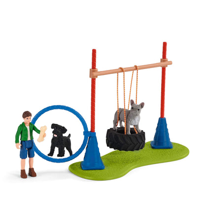 Schleich 42536 Farm World Puppy Agility Training