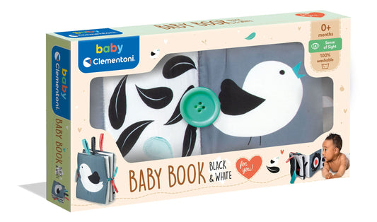 Baby Clementoni Black & White Soft Book