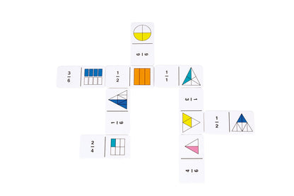 RAINBOW FRACTION DOMINOES