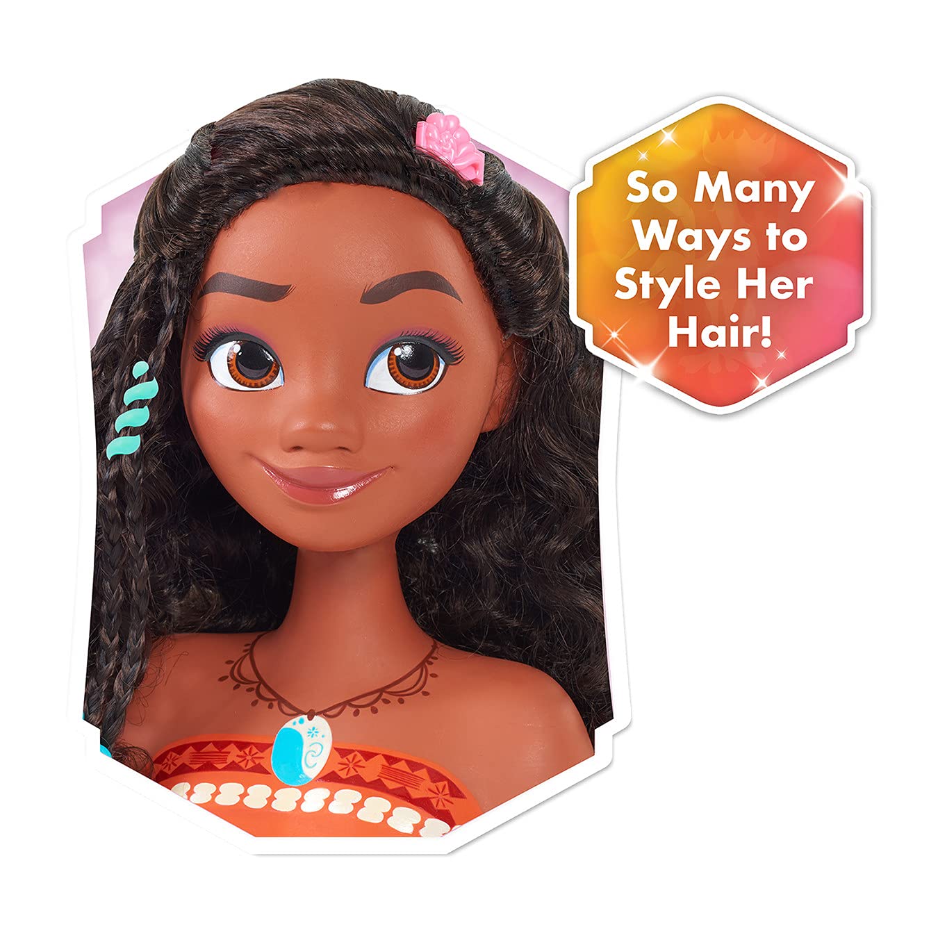 DISNEY PRINCESS MOANA STYLING HEAD