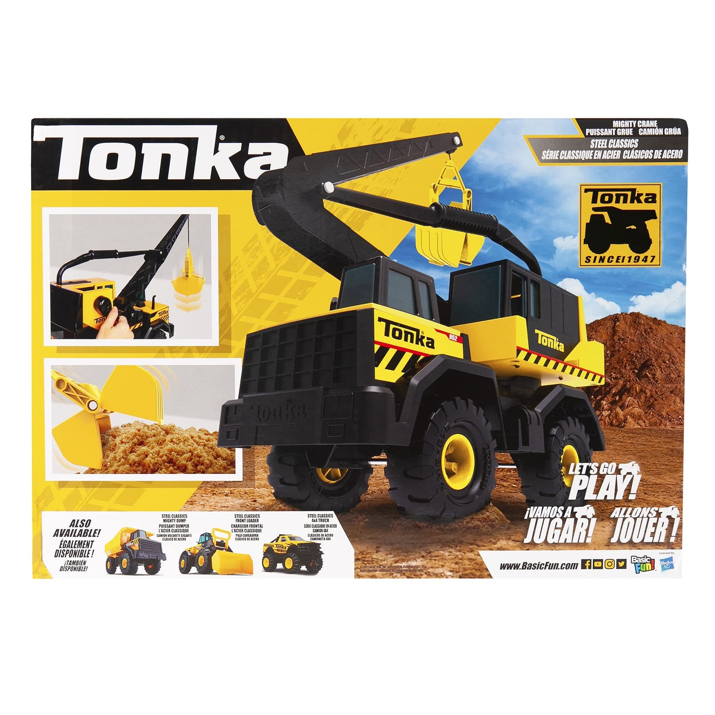 TONKA STEEL CLASSICS MIGHTY CRANE