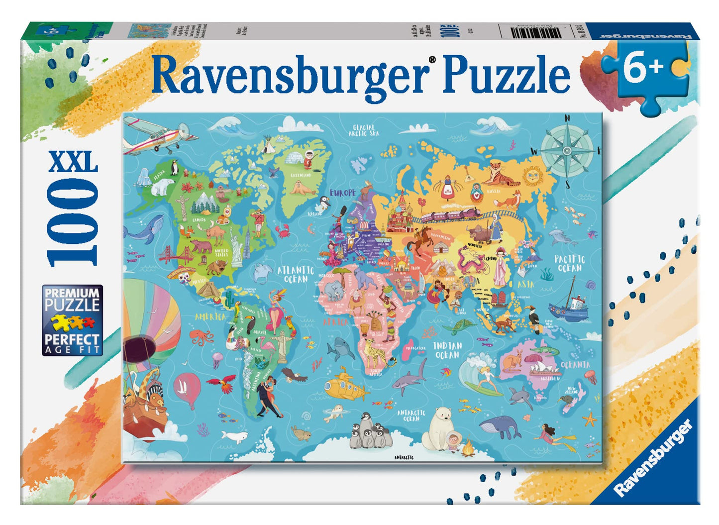 Ravensburger Map of The World Piece XXL Jigsaw Puzzle