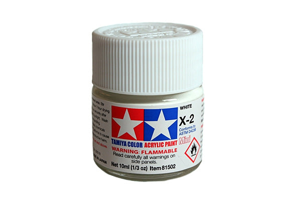 Tamiya Acrylic Mini X-2 White Paint