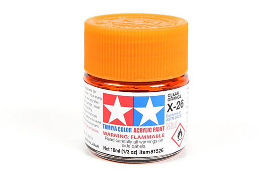 Tamiya Acrylic Mini X-26 Clear Orange Paint