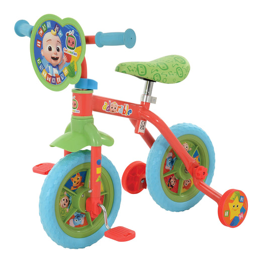 COCOMELON 10 INCH 2 IN 1 TRAINING BIKE