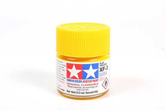 Tamiya Acrylic Mini XF-3 Flat Yellow Paint