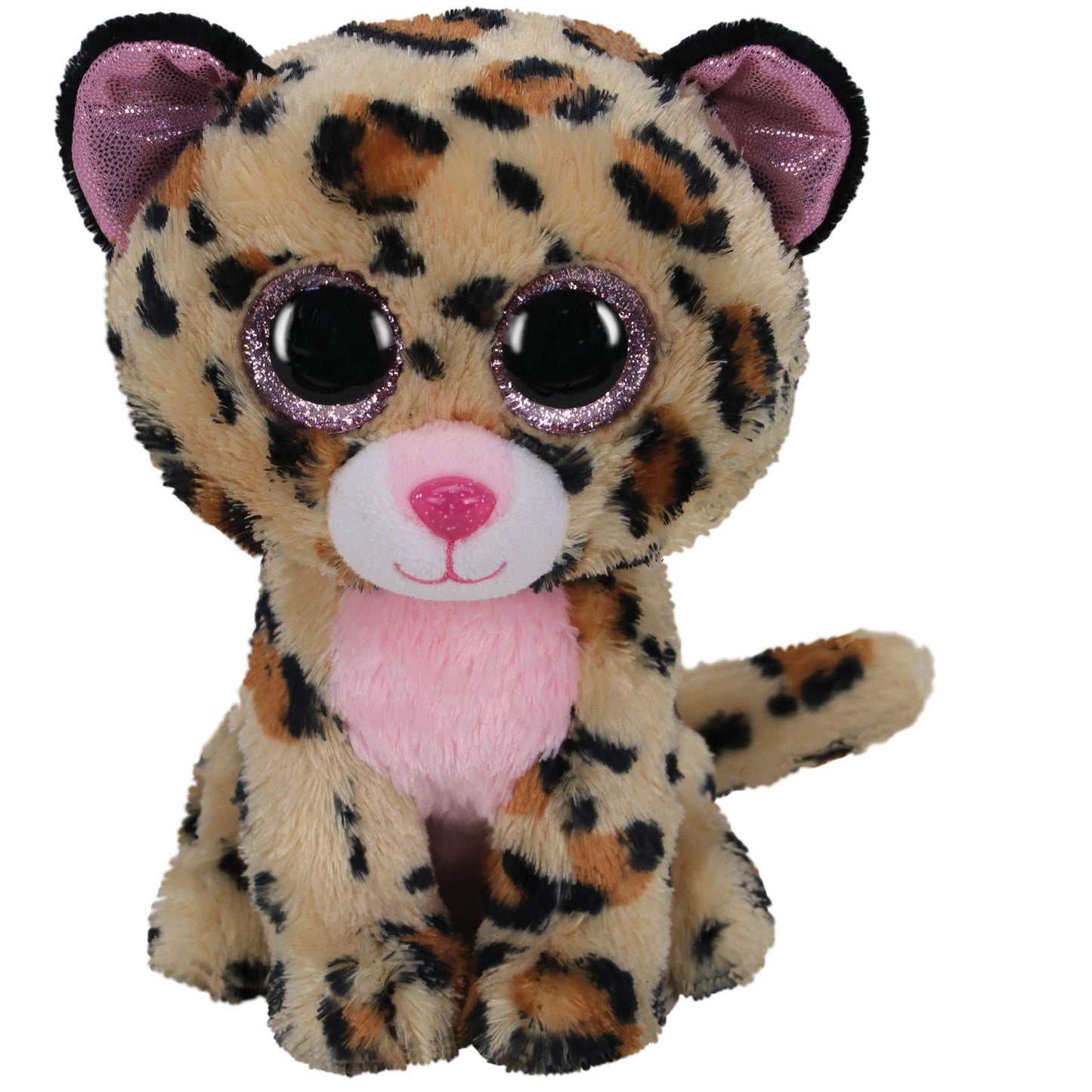 TY LIVVIE LEOPARD MEDIUM BEANIE BOO BUDDY 24CM