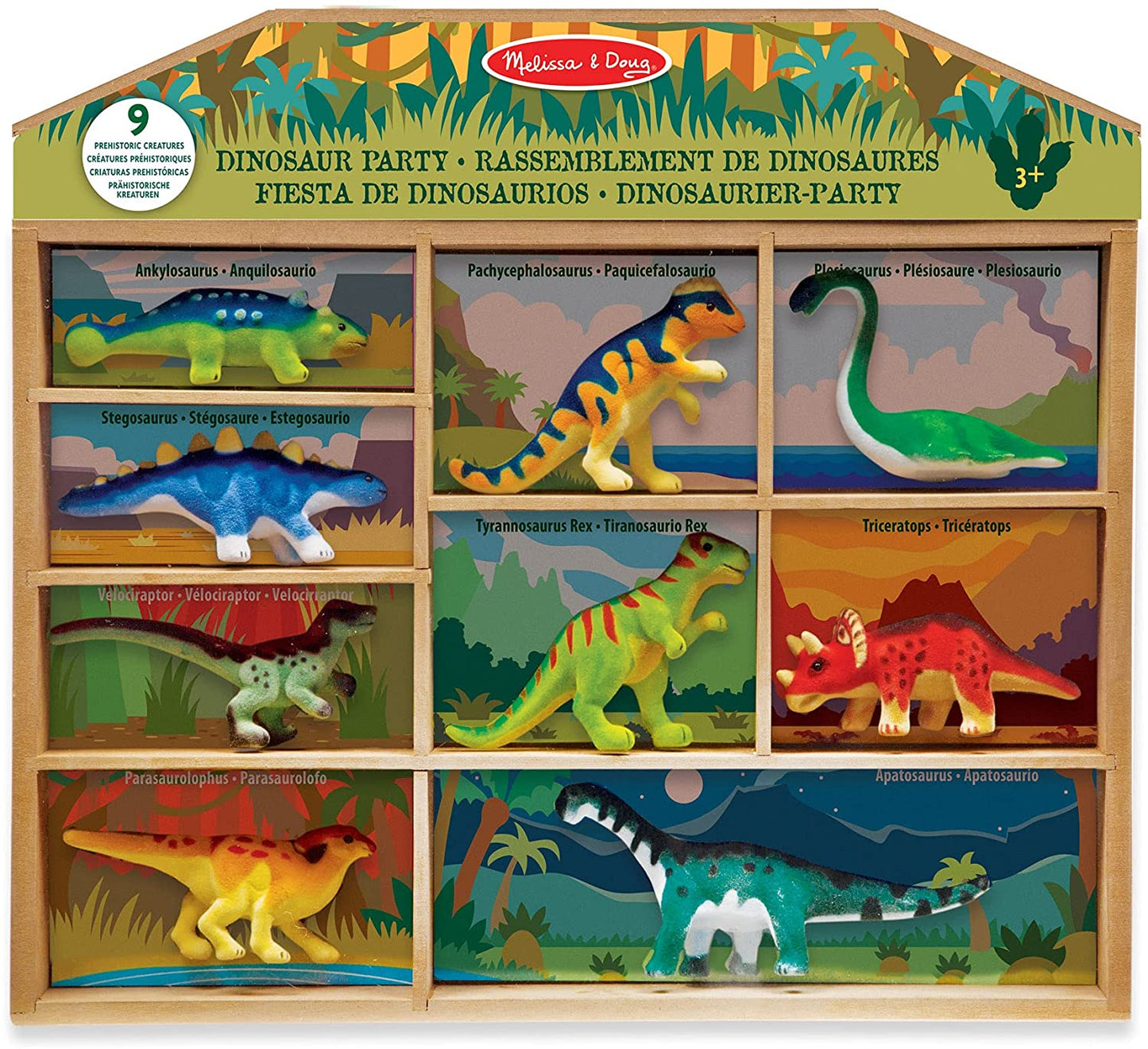 MELISSA & DOUG DINOSAUR PARTY SET OF DINOS