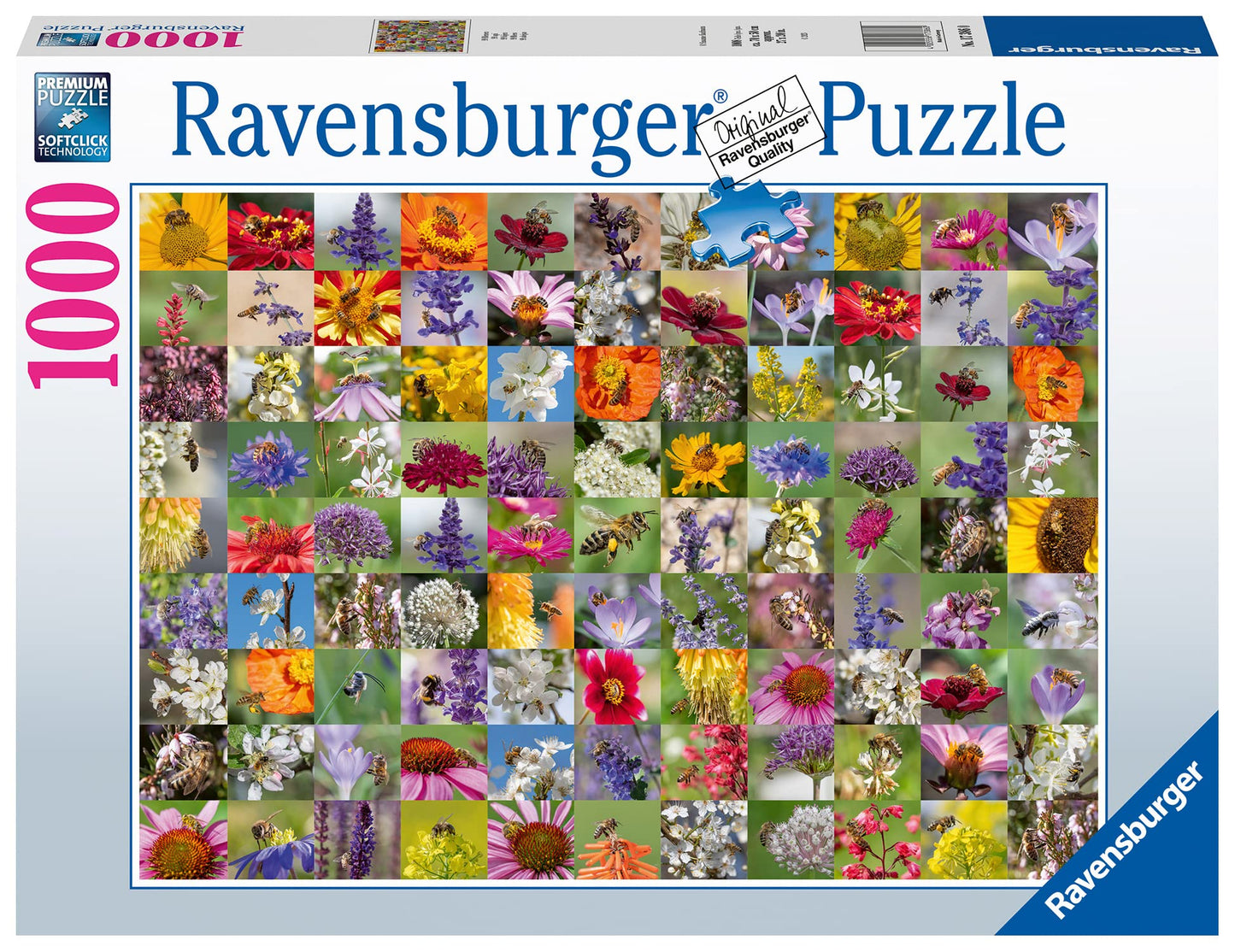 Ravensburger Bee Collage 1000 Piece Jigsaw Puzzle