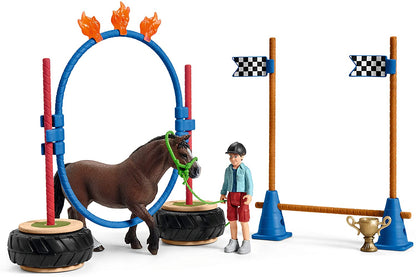 SCHLEICH PONY AGILITY RACE