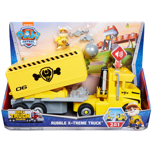 PAW Patrol Big Truck Pups Mega Rubble 2 in 1 Transforming Truck & Excavator