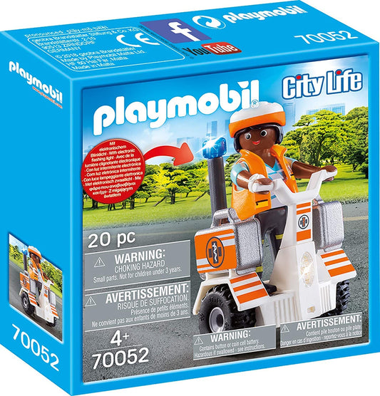 Playmobil City Life Rescue Balance Scooter