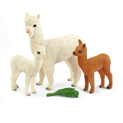 SCHLEICH WILD LIFE ALPACA SET