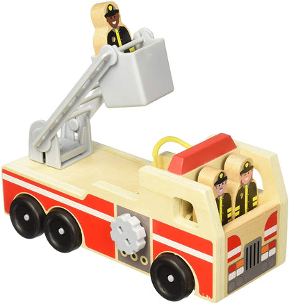 MELISSA & DOUG WOODEN FIRE TRUCK