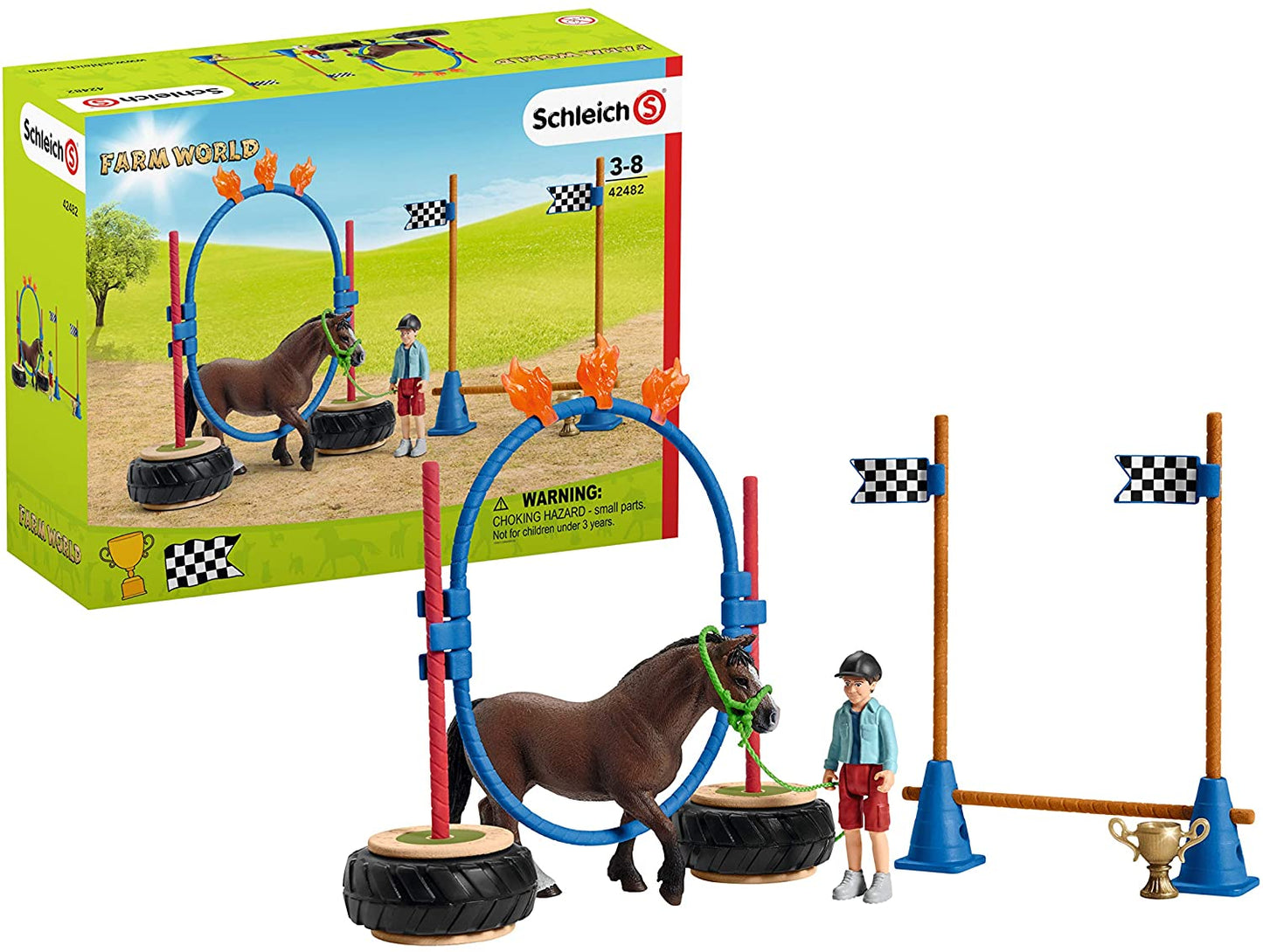 SCHLEICH PONY AGILITY RACE