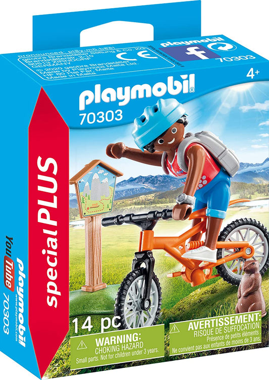 PLAYMOBIL 70303 CYCLIST & BIKE