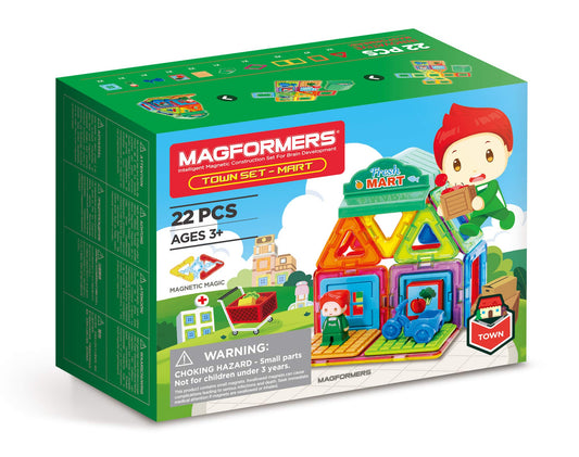 MAGFORMERS SUPERMARKET TOWN SET