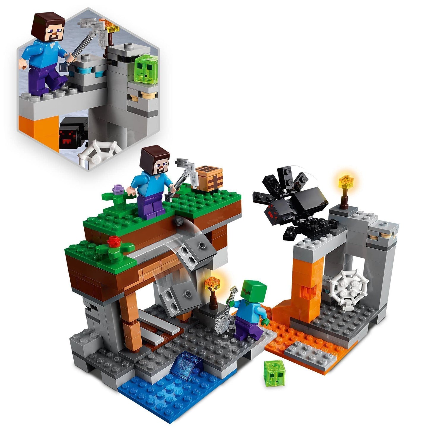 LEGO 21166 MINECRAFT THE ABANDONED MINE BUILDING