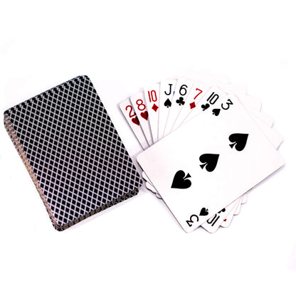 WOODEN CRIBBAGE BOARD & CARDS