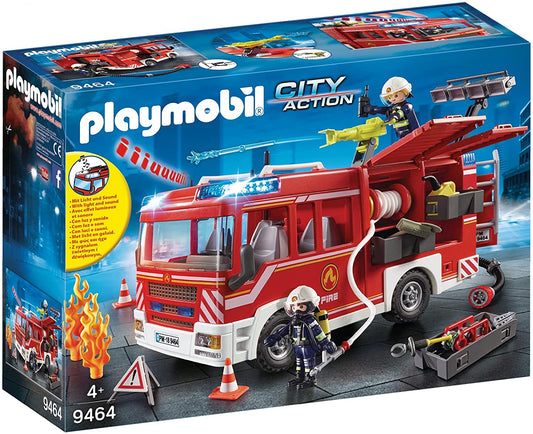 PLAYMOBIL 9464 CITY ACTION FIRE ENGINE WITH LIGHT AND SOUND