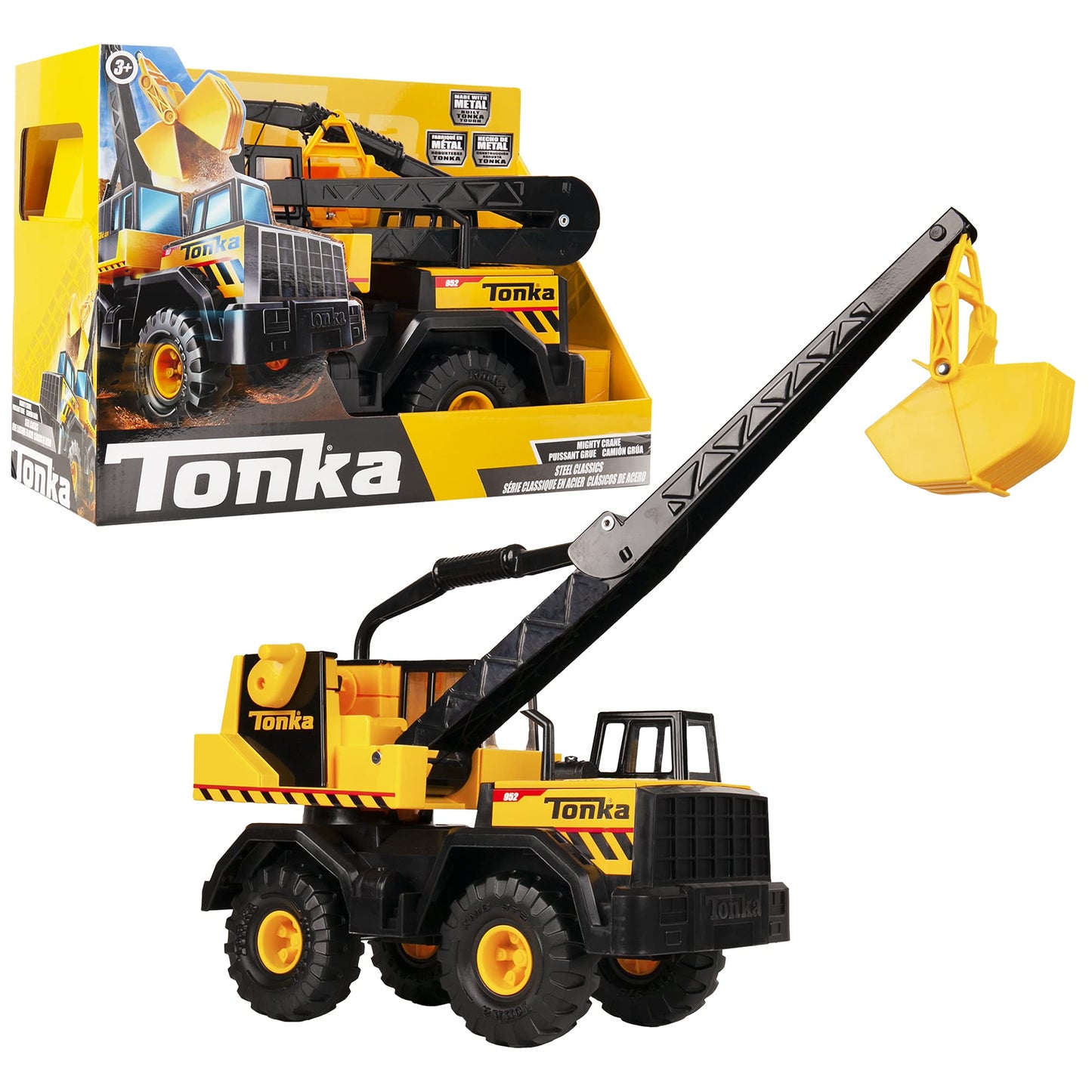 TONKA STEEL CLASSICS MIGHTY CRANE