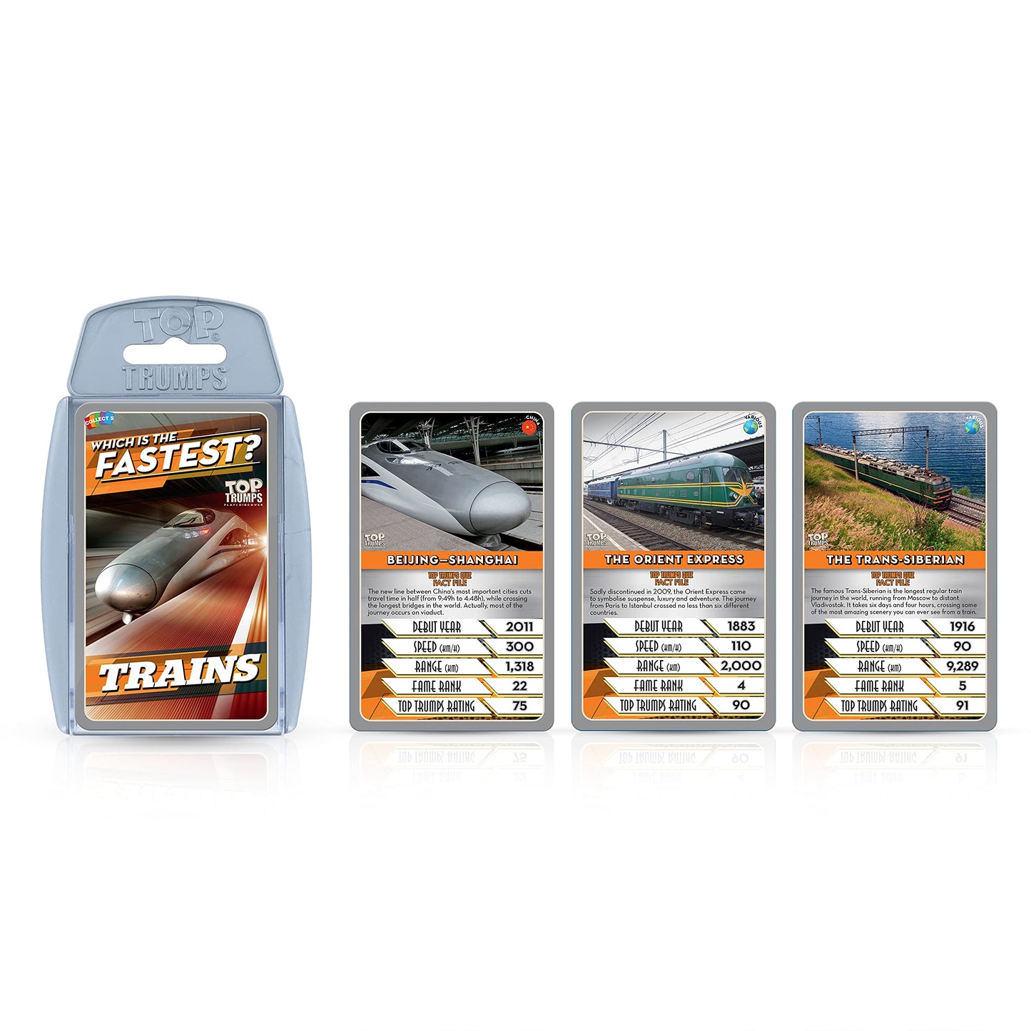 TOP TRUMPS FASTEST TRAINS