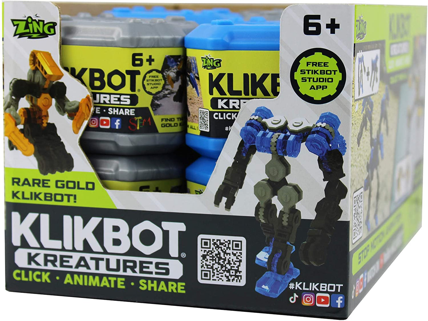 KLIKBOT Kreatures, 12 blind assorted