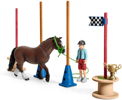 SCHLEICH PONY AGILITY RACE