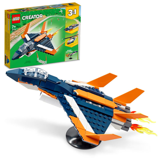 LEGO 31126 CREATOR 3 IN 1 SUPERSONIC JET