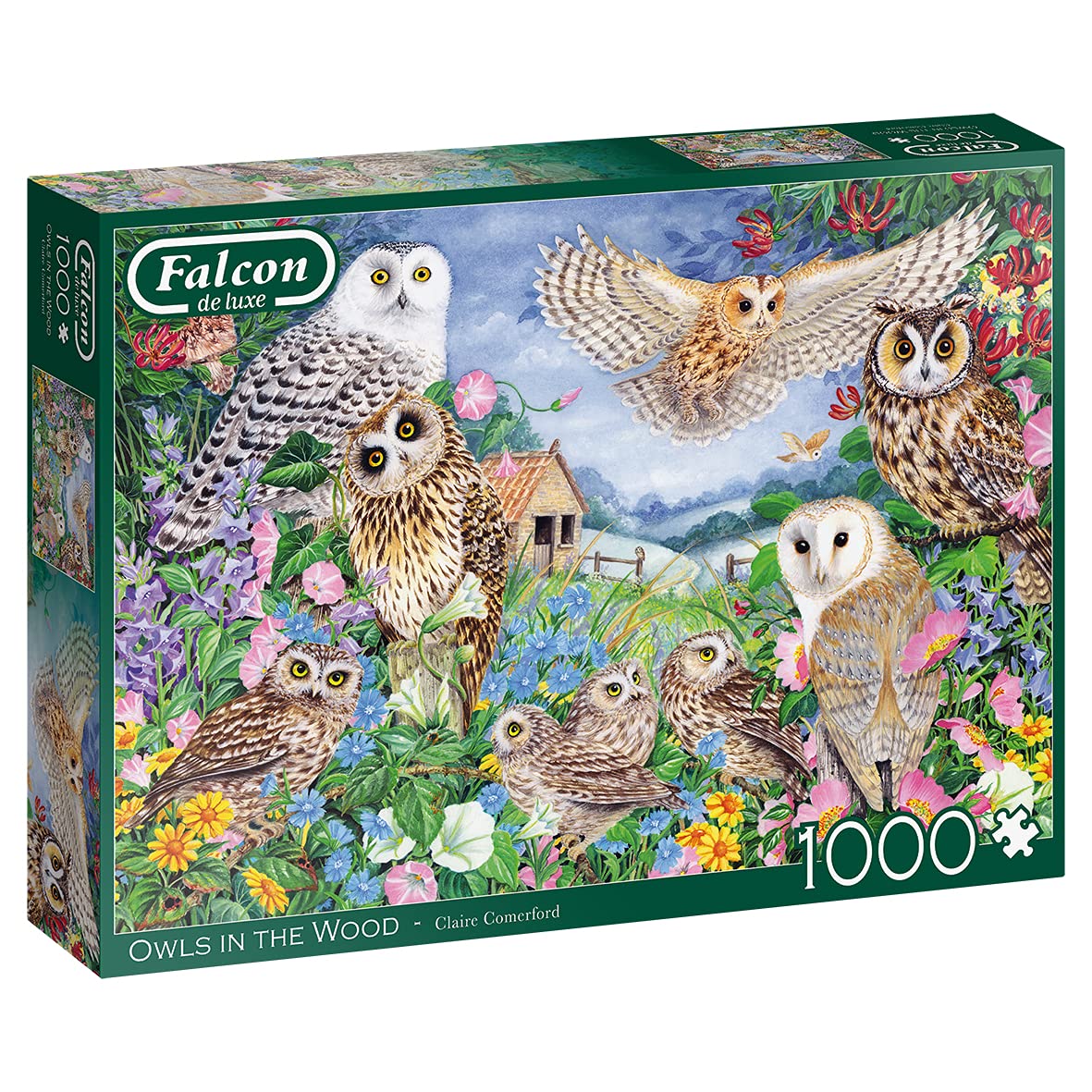 Owls In The Wood 1000 Piece Jigsaw Puzzle