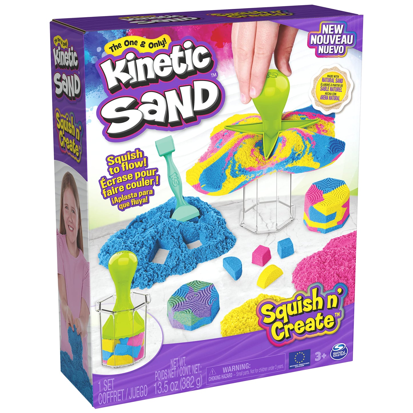 Kinetic Sand Squish N Create Playset