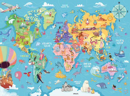Ravensburger Map of The World Piece XXL Jigsaw Puzzle