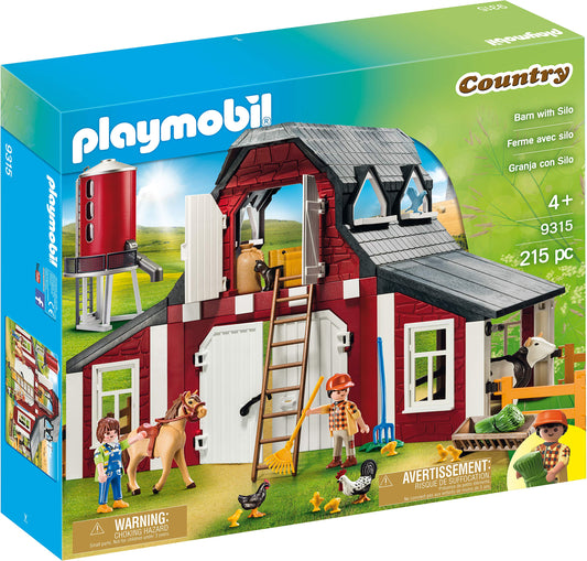 Playmobil 9315 Country Farm Barn & Silo