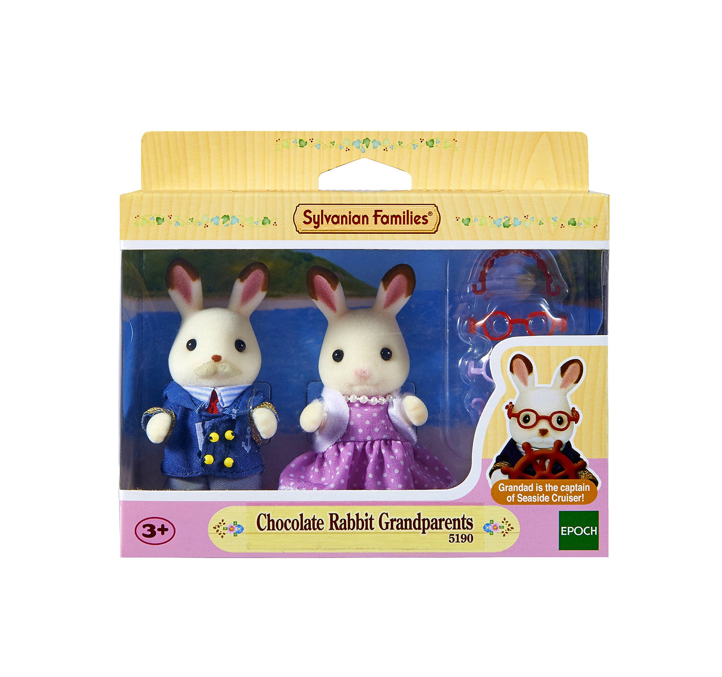 SYLVANIAN FAMILIES CHOCOLATE RABBIT GRANDPARENTS