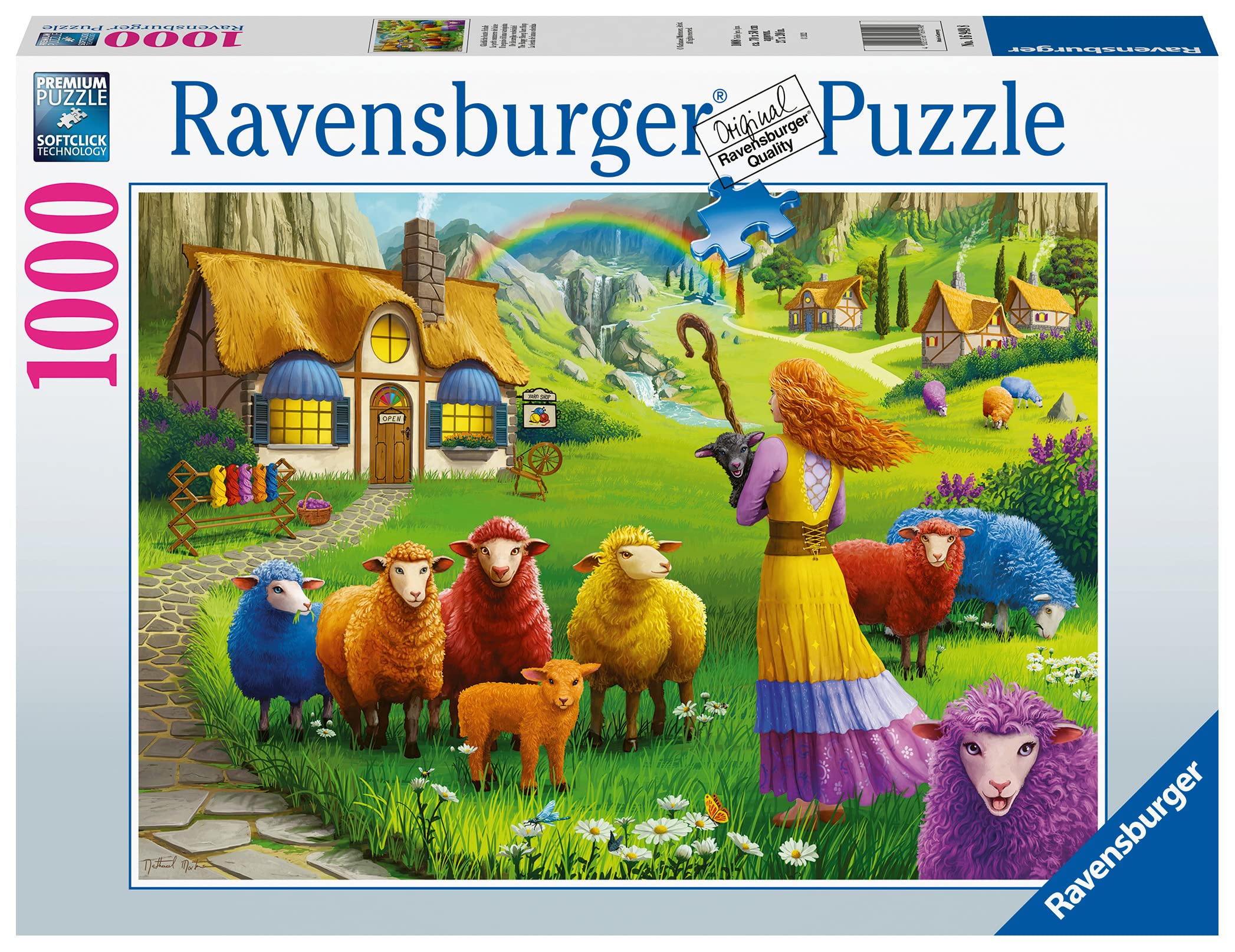 Ravensburger The Happy Sheep Yarn Shop 1000 Jigsaw Puzzle