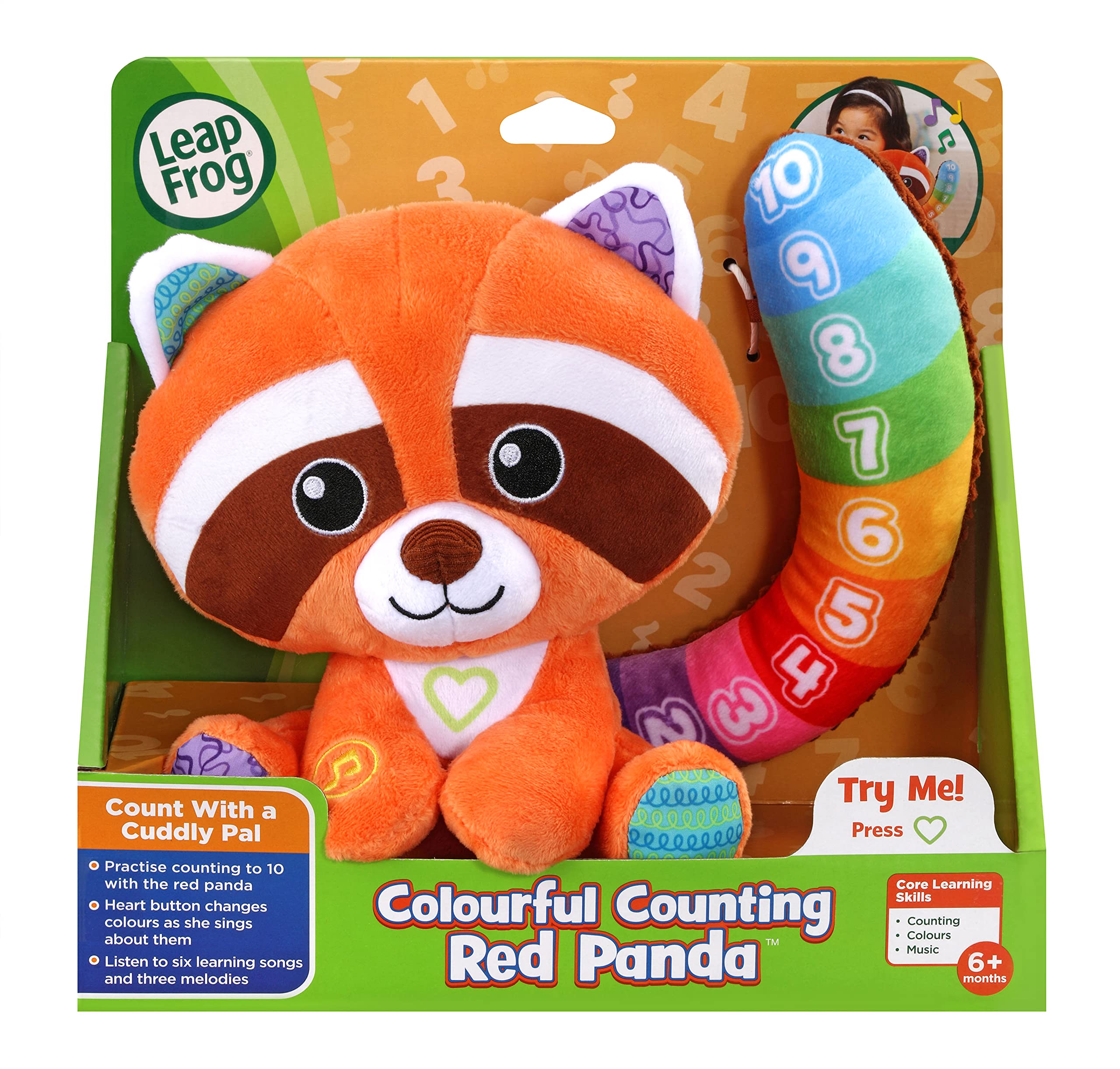 LEAPFROG COLOURFUL COUNTING RED PANDA