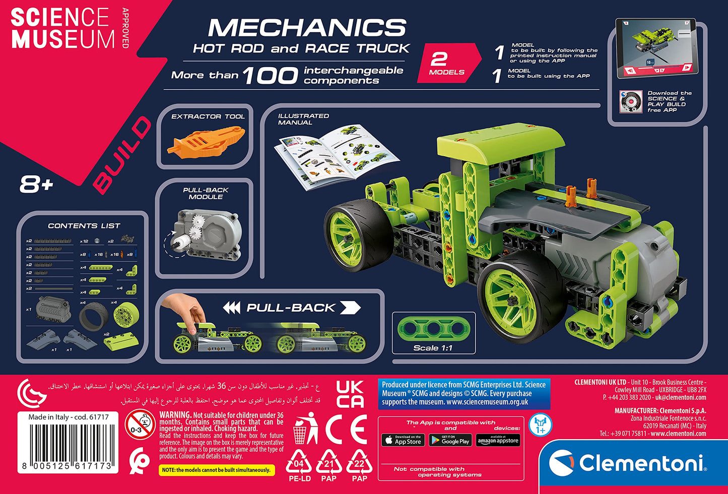 Mechanics Lab Pull Back Car